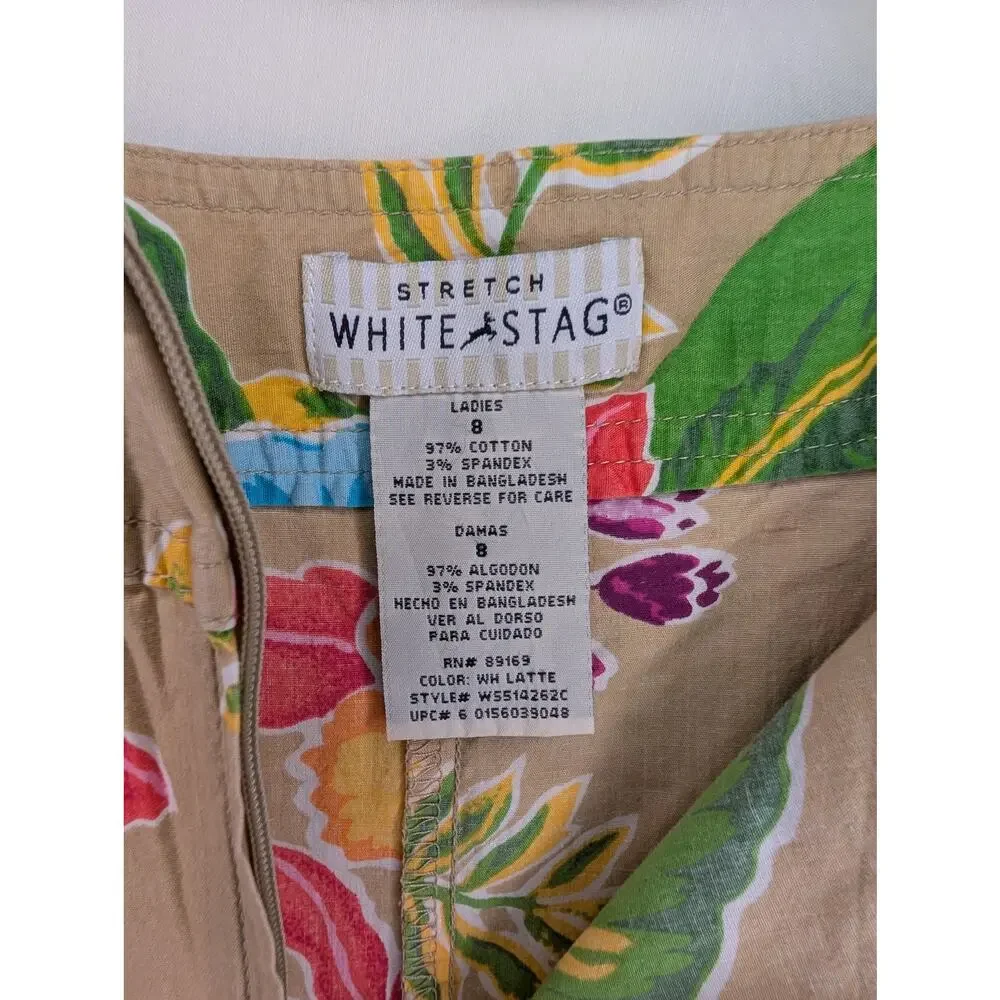Colorful Hibiscus Skort